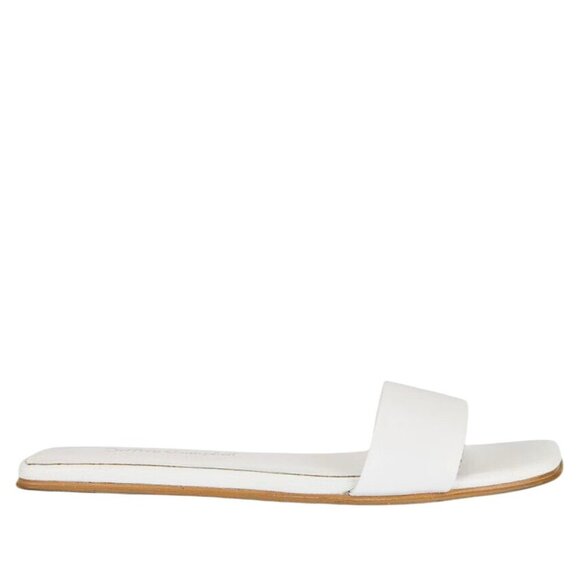 Jeffrey Campbell Vellum Sandals in White 9 Womens Leather flat slides - Picture 14 of 14